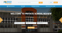 Desktop Screenshot of privateschoolreview.com